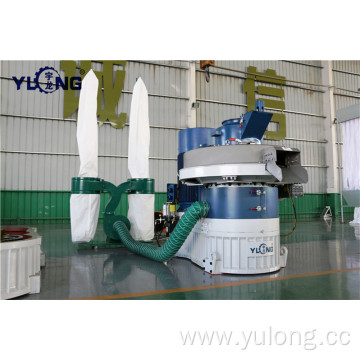 YULONG XGJ560 Eucalyptus wood shavings pellet machine